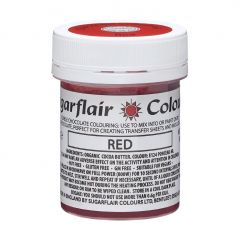 Sugarflair Chocolate Colourings - Red - 35g